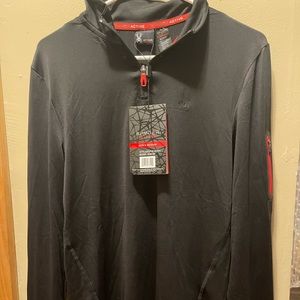 Men’s Spyder Active 3/4 zip pull over new with tags